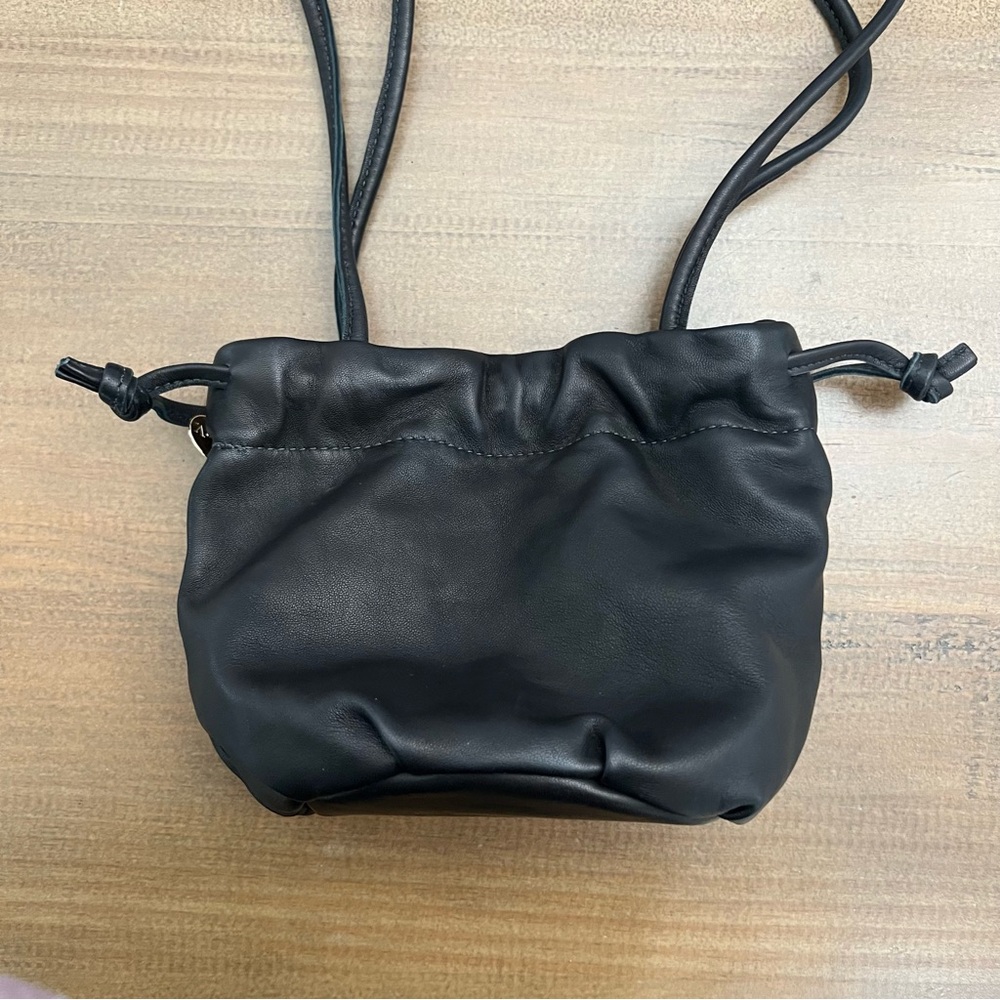 Clare V. Italian Nappa Emma Bag in Black - Picture 6 of 15